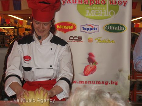 Кулинарно шоу на списание "Меню" | фото: livemusicagency.com